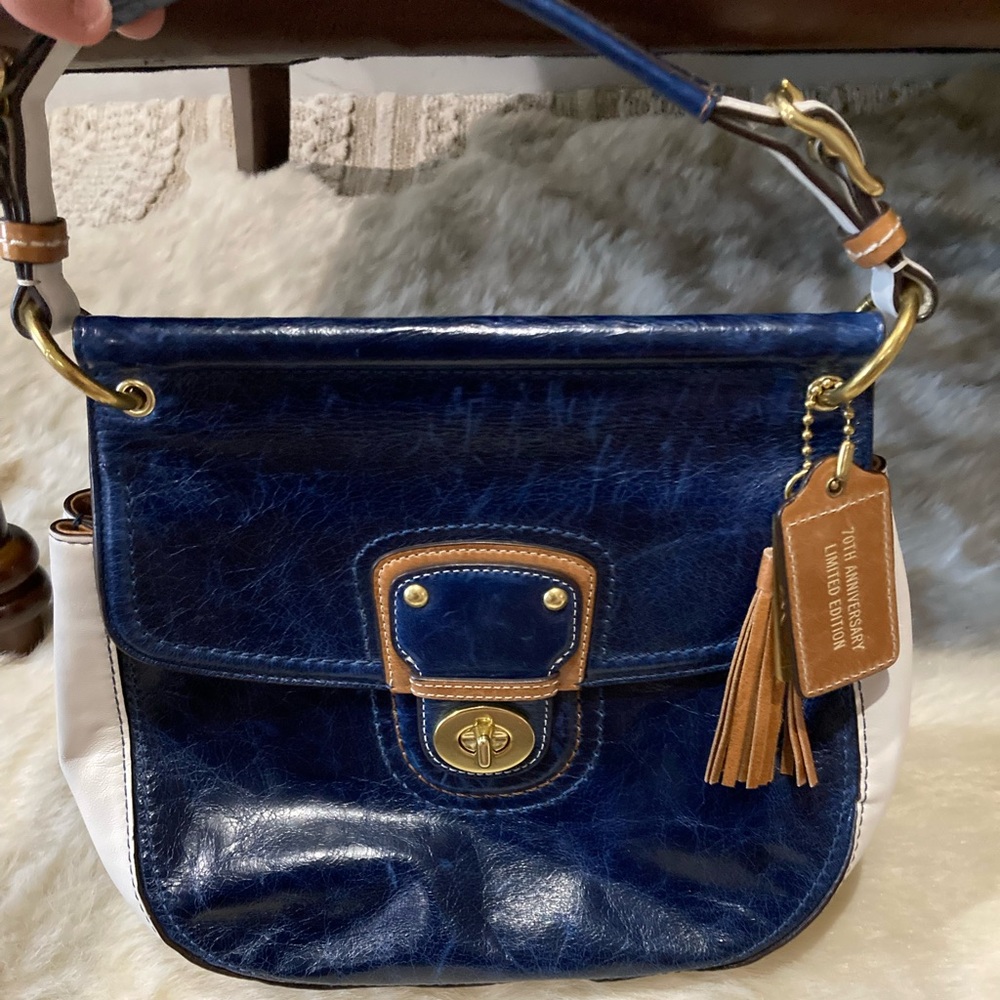 Coach Leather Willis Limited Edition Chic Preppy Contemporary Hand Bag